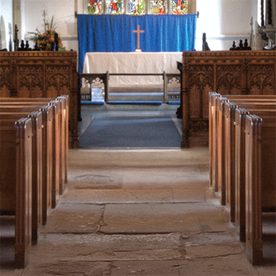 Church interior hazard Church interior hazard