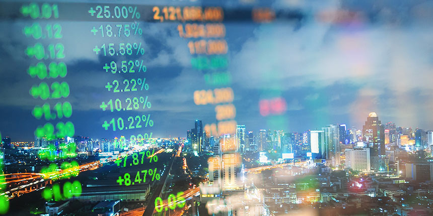 Stocks percentage rise